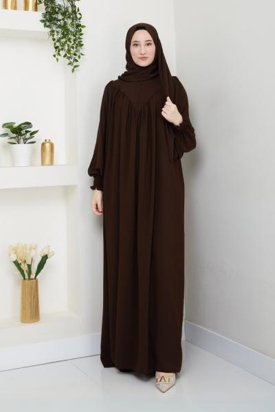 Gülçiçek Elbise Acı Kahve