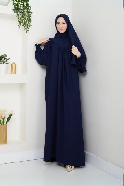 Gülçiçek Elbise Lacivert
