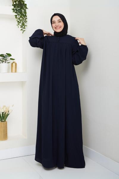 İnci Tanesi Elbise  Lacivert