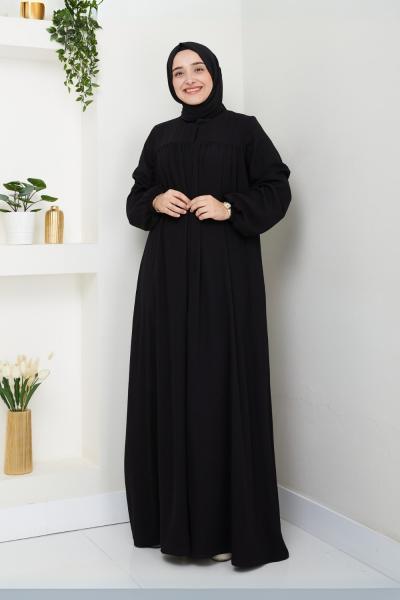 İnci Tanesi Ferace Siyah