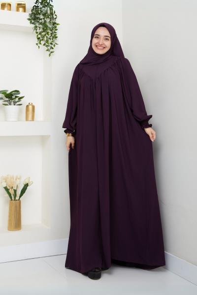 Gülçiçek Elbise Mürdüm