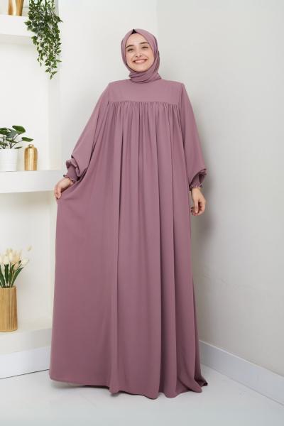İnci Tanesi Elbise Pembe